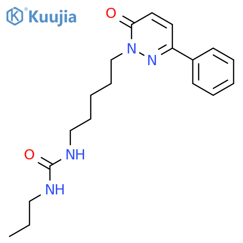 Urea, N-[5-(6-oxo-3-phenyl-1(6H)-pyridazinyl)pentyl]-N'-propyl- structure