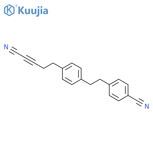 Benzonitrile, 4-[2-[4-(4-cyano-3-butynyl)phenyl]ethyl]- structure