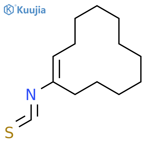Cyclododecene, 1-isothiocyanato-, (Z)- structure