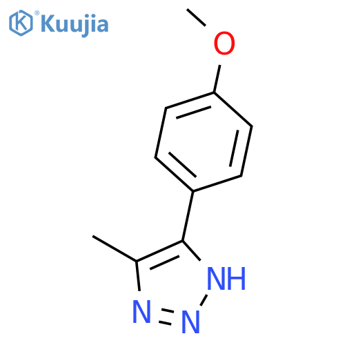 1H-1,2,3-TRIAZOLE, 4-(4-METHOXYPHENYL)-5-METHYL- structure