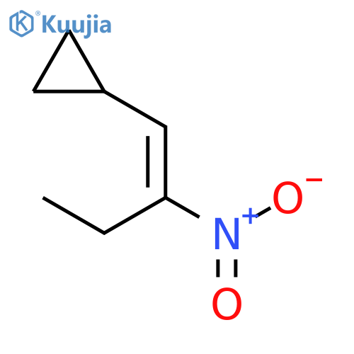 CYCLOPROPANE, [(1E)-2-NITRO-1-BUTENYL]- structure