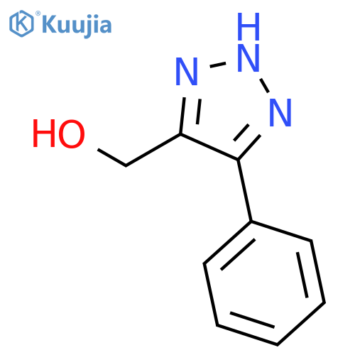 (4-phenyl-1H-1,2,3-triazol-5-yl)methanol structure