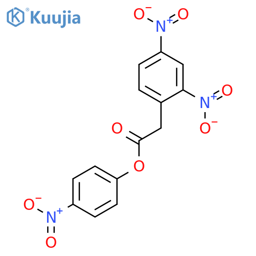 BENZENEACETIC ACID, 2,4-DINITRO-, 4-NITROPHENYL ESTER structure