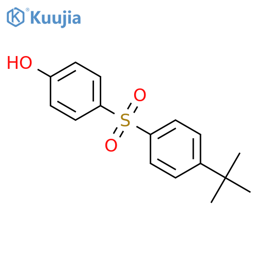 Phenol, 4-[[4-(1,1-dimethylethyl)phenyl]sulfonyl]- structure