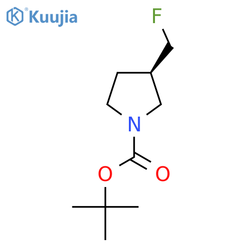 (R)-Tert-Butyl 3-(fluoromethyl)-pyrrolidine-1-carboxylate structure