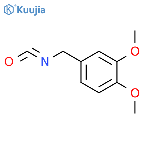 4-Isocyanatomethyl-1,2-dimethoxy-benzene structure
