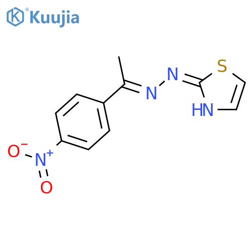 2(3H)-THIAZOLONE, [1-(4-NITROPHENYL)ETHYLIDENE]HYDRAZONE structure