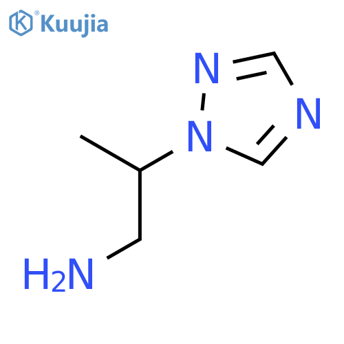 β-Methyl-1H-1,2,4-triazole-1-ethanamine structure