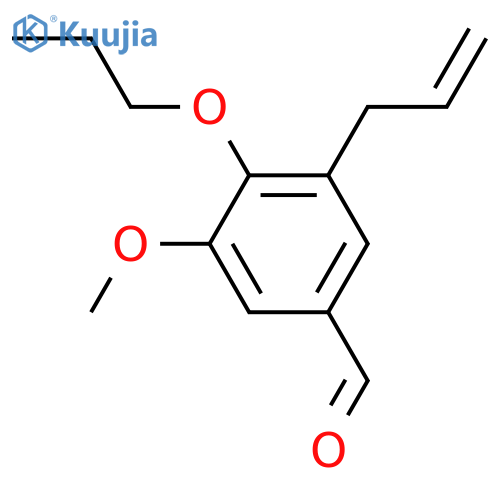 3-Allyl-5-methoxy-4-propoxybenzaldehyde structure