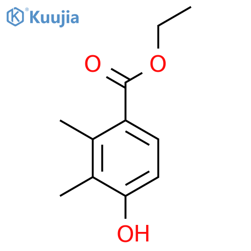 Ethyl 2,3-dimethyl-4-hydroxybenzoate structure