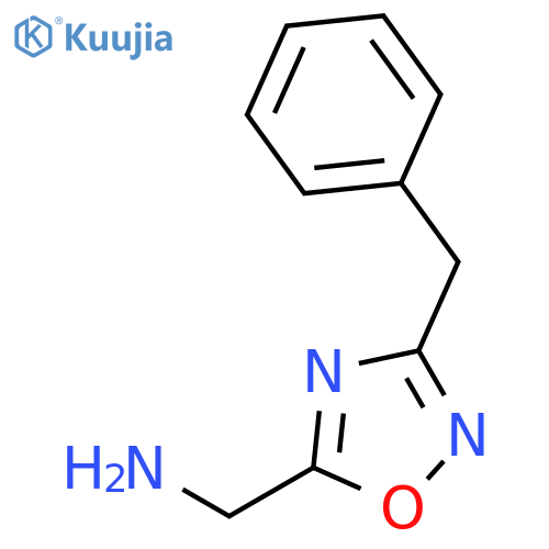 (3-Benzyl-1,2,4-oxadiazol-5-yl)methanamine structure