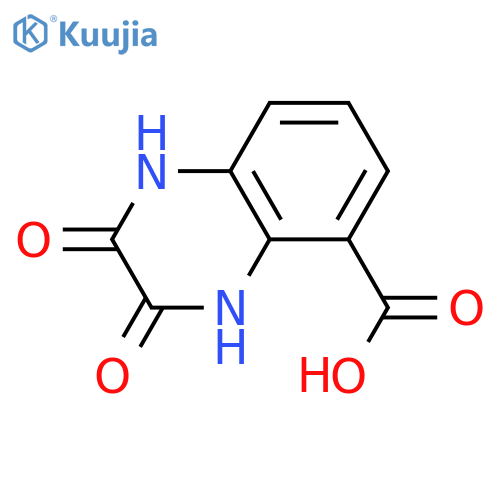 2,3-Dioxo-1,2,3,4-tetrahydroquinoxaline-5-carboxylic acid structure