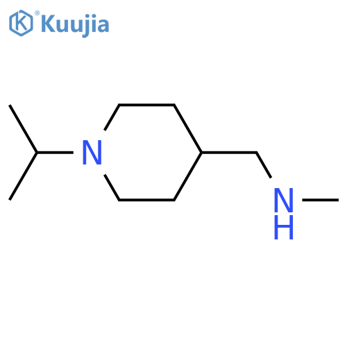methyl({[1-(propan-2-yl)piperidin-4-yl]methyl})amine structure