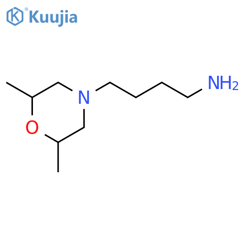 4-(2,6-dimethylmorpholin-4-yl)butan-1-amine structure