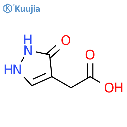 (3-Hydroxy-1H-pyrazol-4-yl)acetic acid structure