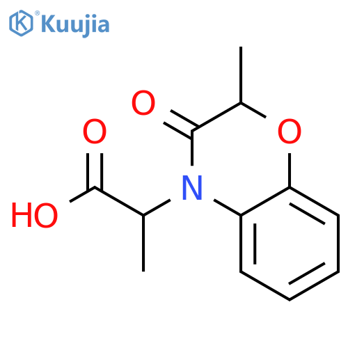 2-(2-Methyl-3-oxo-2,3-dihydro-benzo[1,4]oxazin-4-yl)-propionic acid structure