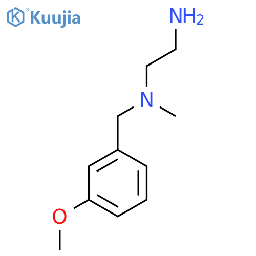 N*1*-(3-Methoxy-benzyl)-N*1*-methyl-ethane-1,2-diamine structure