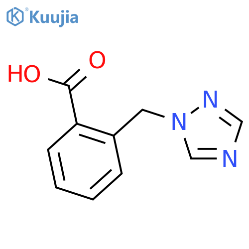 2-(1H-1,2,4-Triazol-1-ylmethyl)benzoic acid structure