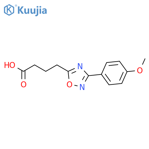4-3-(4-Methoxyphenyl)-1,2,4-oxadiazol-5-ylbutanoic Acid structure