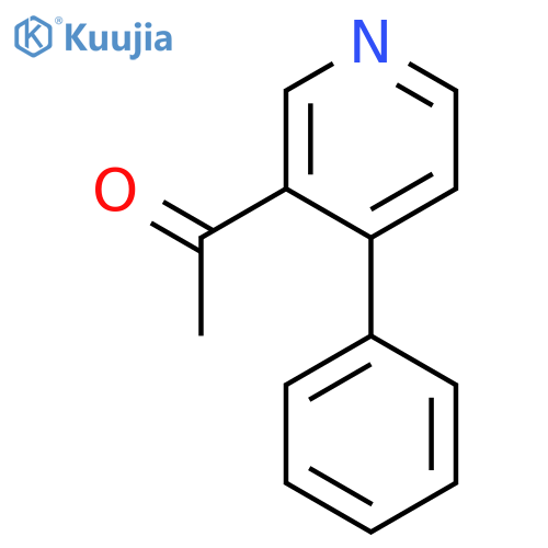 Ethanone, 1-(4-phenyl-3-pyridinyl)- structure