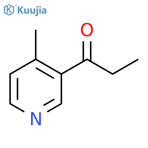 1-(4-methyl-3-pyridinyl)-1-Propanone structure
