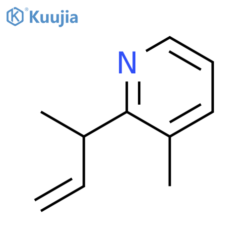 PYRIDINE, 3-METHYL-2-(1-METHYL-2-PROPENYL)- structure