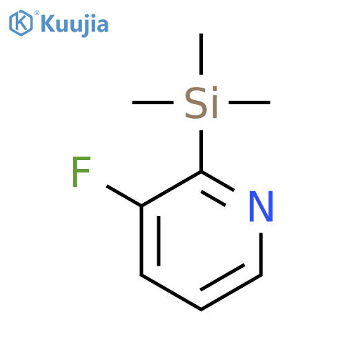 (3-fluoro-2-pyridyl)-trimethyl-silane structure