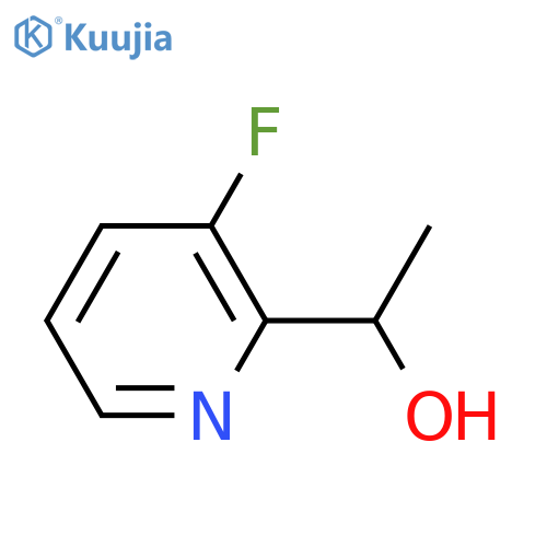 1-(3-fluoro-2-pyridyl)ethanol structure
