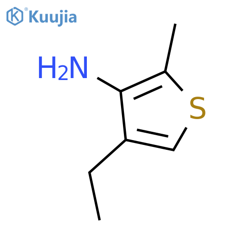 3-Thiophenamine, 4-ethyl-2-methyl- structure