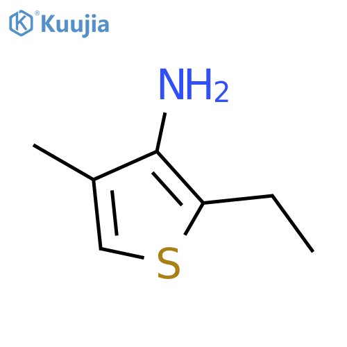 3-Thiophenamine, 2-ethyl-4-methyl- structure