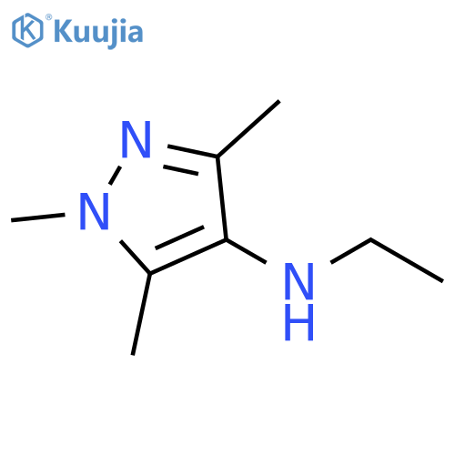 1H-Pyrazol-4-amine, N-ethyl-1,3,5-trimethyl- structure