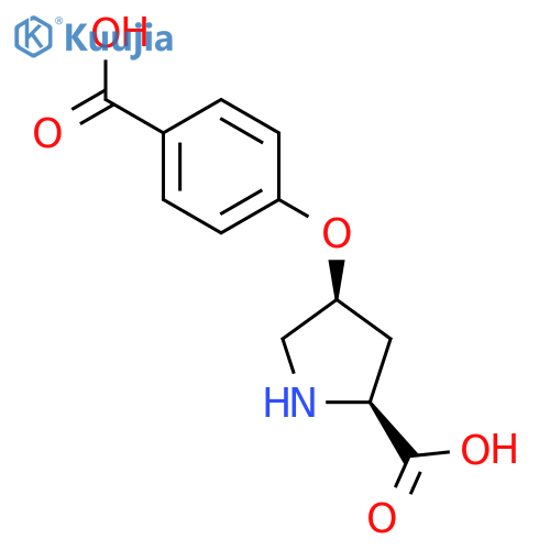 L-PROLINE, 4-(4-CARBOXYPHENOXY)-, (4S)- structure
