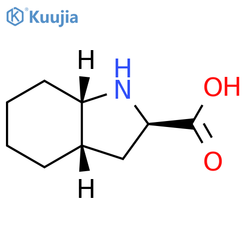 1H-Indole-2-carboxylicacid, octahydro-, (2R,3aS,7aS)-rel- structure