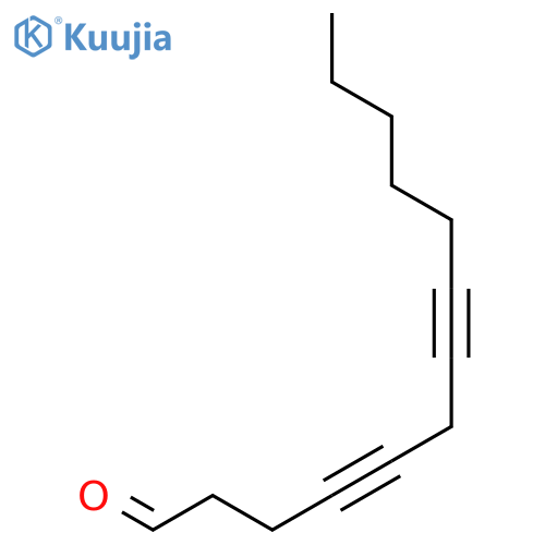 4,7-Tridecadiynal structure