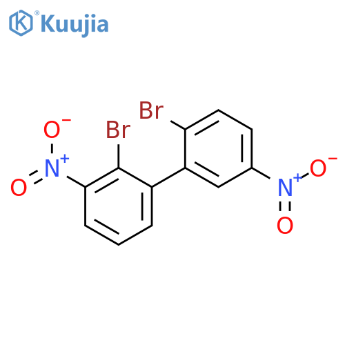1,1'-Biphenyl, 2,2'-dibromo-3,5'-dinitro- structure
