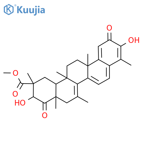 Methyl 3,10-dihydroxy-2,4a,6,6a,9,14a-hexamethyl-4,11-dioxo-1,3,5,13,14,14b-hexahydropicene-2-carboxylate structure