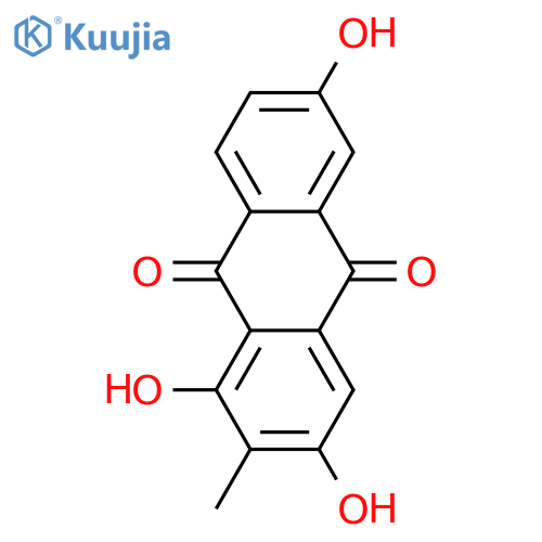 1,3,6-Trihydroxy-2-methylanthraquinone structure