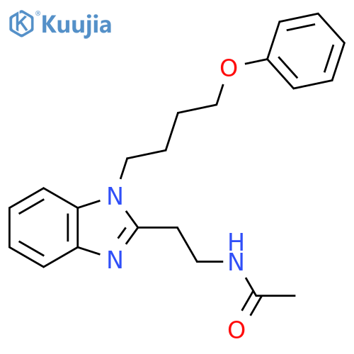 N-{2-1-(4-phenoxybutyl)-1H-1,3-benzodiazol-2-ylethyl}acetamide structure