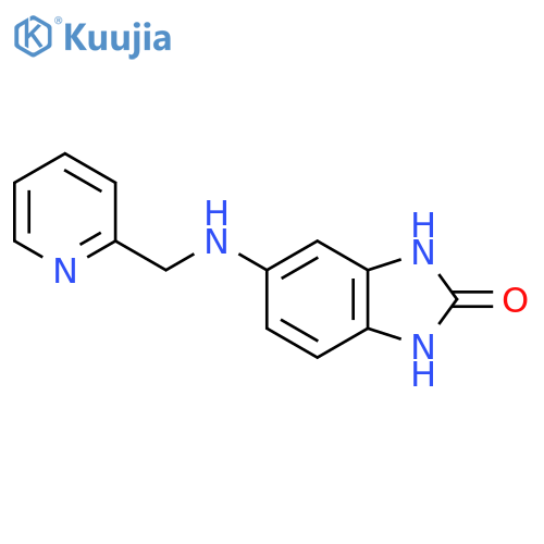 5-[(Pyridin-2-ylmethyl)amino]-1,3-dihydro-2H-benzimidazol-2-one structure