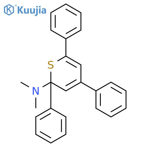 2H-Thiopyran-2-amine, N,N-dimethyl-2,4,6-triphenyl- structure