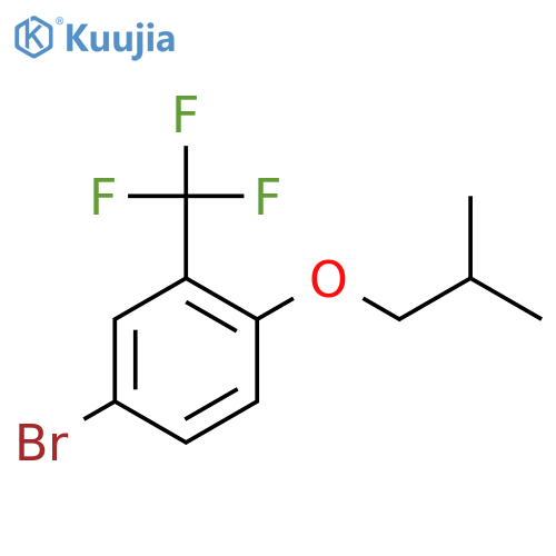 Benzene, 4-bromo-1-(2-methylpropoxy)-2-(trifluoromethyl)- structure