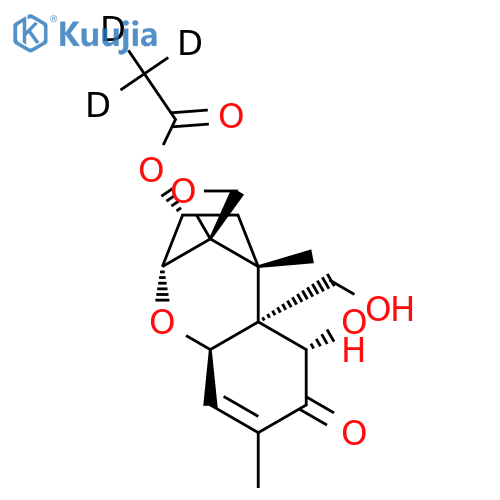 Trichothec-9-en-8-one,3-(acetyl-d3-oxy)-12,13-epoxy-7,15-dihydroxy-, (3a,7a)- structure