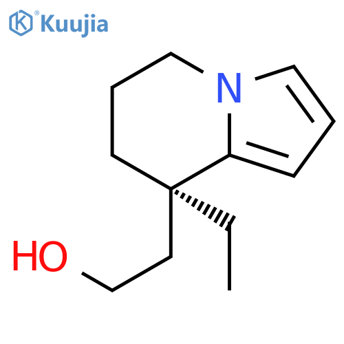 8-Indolizineethanol, 8-ethyl-5,6,7,8-tetrahydro-, (8R)- structure