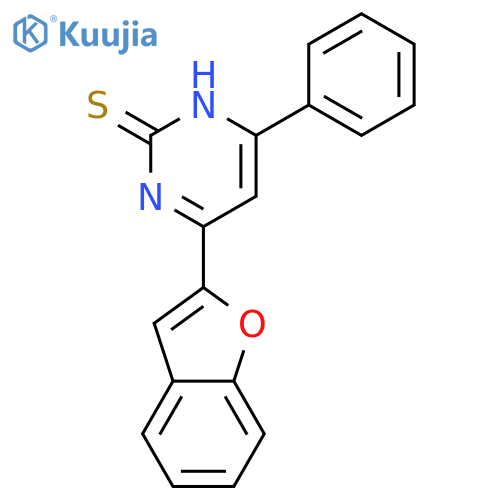 2(1H)-Pyrimidinethione, 4-(2-benzofuranyl)-6-phenyl- structure