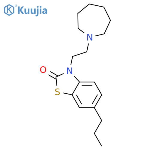3-[2-(Azepan-1-YL)ethyl]-6-propyl-1,3-benzothiazol-2-one structure