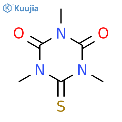 1,3,5-TRIAZINE-2,4(1H,3H)-DIONE, DIHYDRO-1,3,5-TRIMETHYL-6-THIOXO- structure