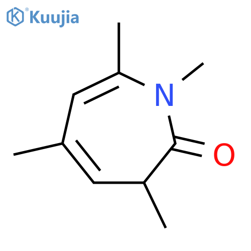 1,3,5,7-Tetramethyl-1,3-dihydro-2H-azepin-2-one structure