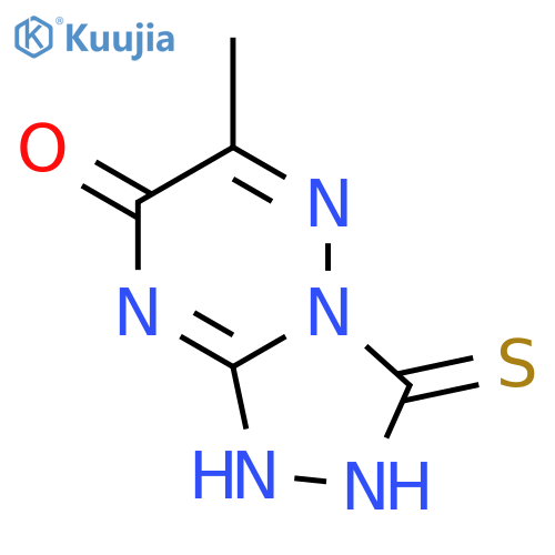 1,2,4-Triazolo[4,3-b][1,2,4]triazin-7(1H)-one,2,3-dihydro-6-methyl-3-thioxo- structure