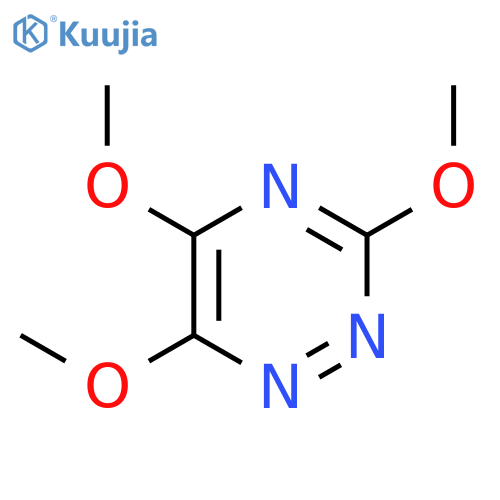 1,2,4-TRIAZINE, 3,5,6-TRIMETHOXY- structure