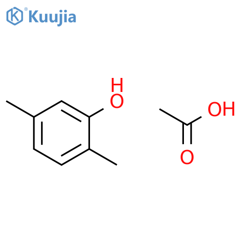 Phenol, 2,5-dimethyl-,1-acetate structure